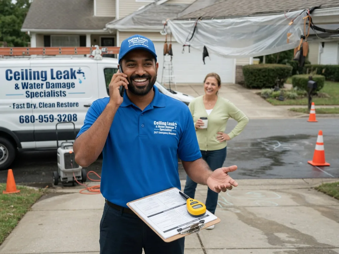 Ceiling Leak Cleanup Waco, GA FAQs